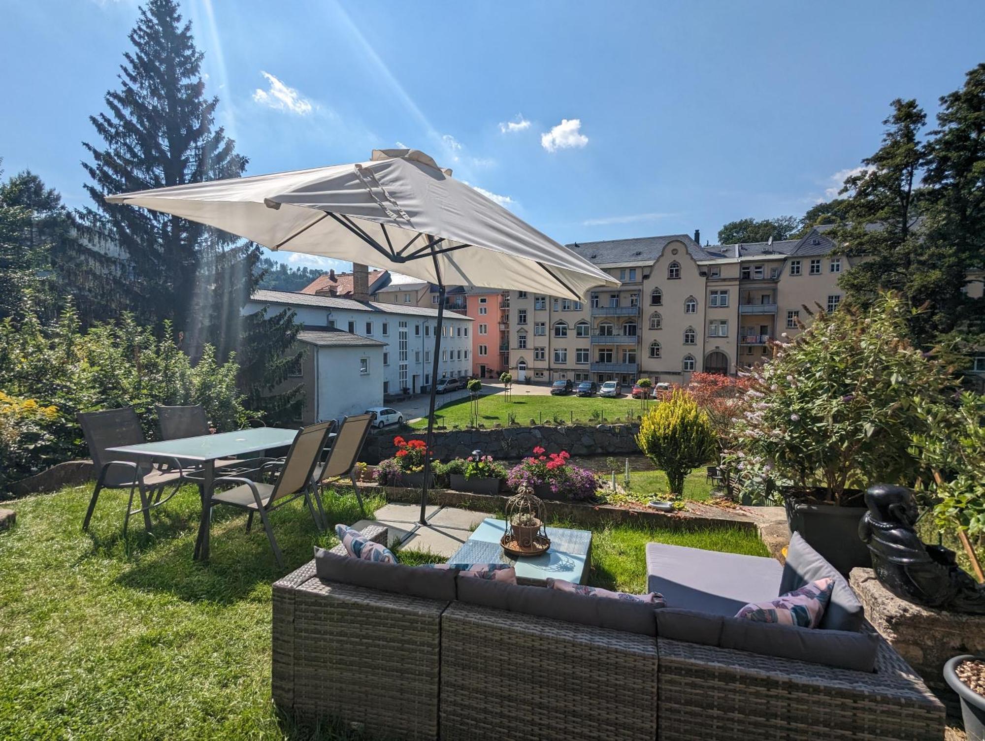 Famzi - Urlaubsmagie - Familienwohnung Mit Gemeinschaftsgarten, -Sauna & -Pool Зебниц Экстерьер фото