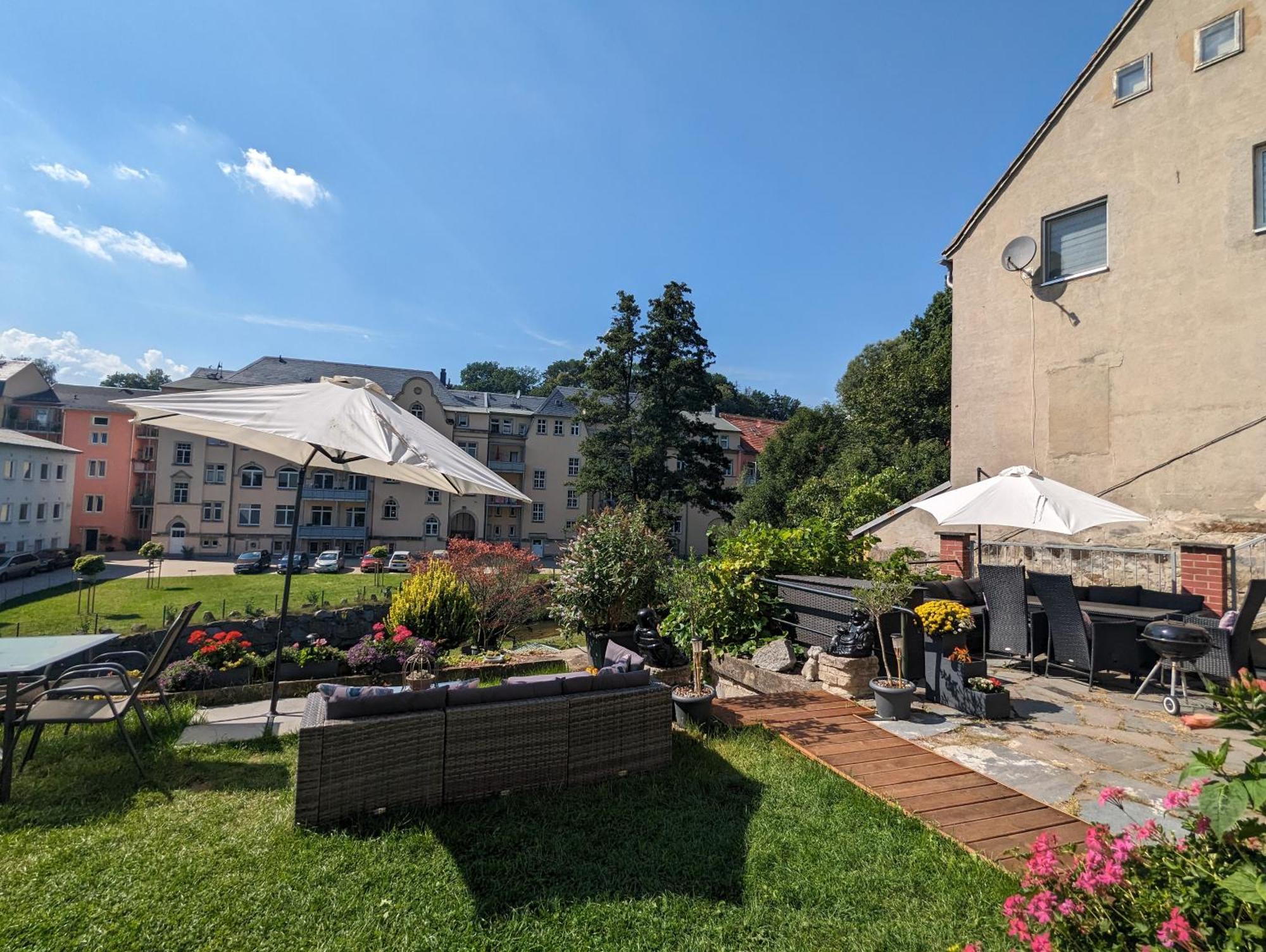 Famzi - Urlaubsmagie - Familienwohnung Mit Gemeinschaftsgarten, -Sauna & -Pool Зебниц Экстерьер фото
