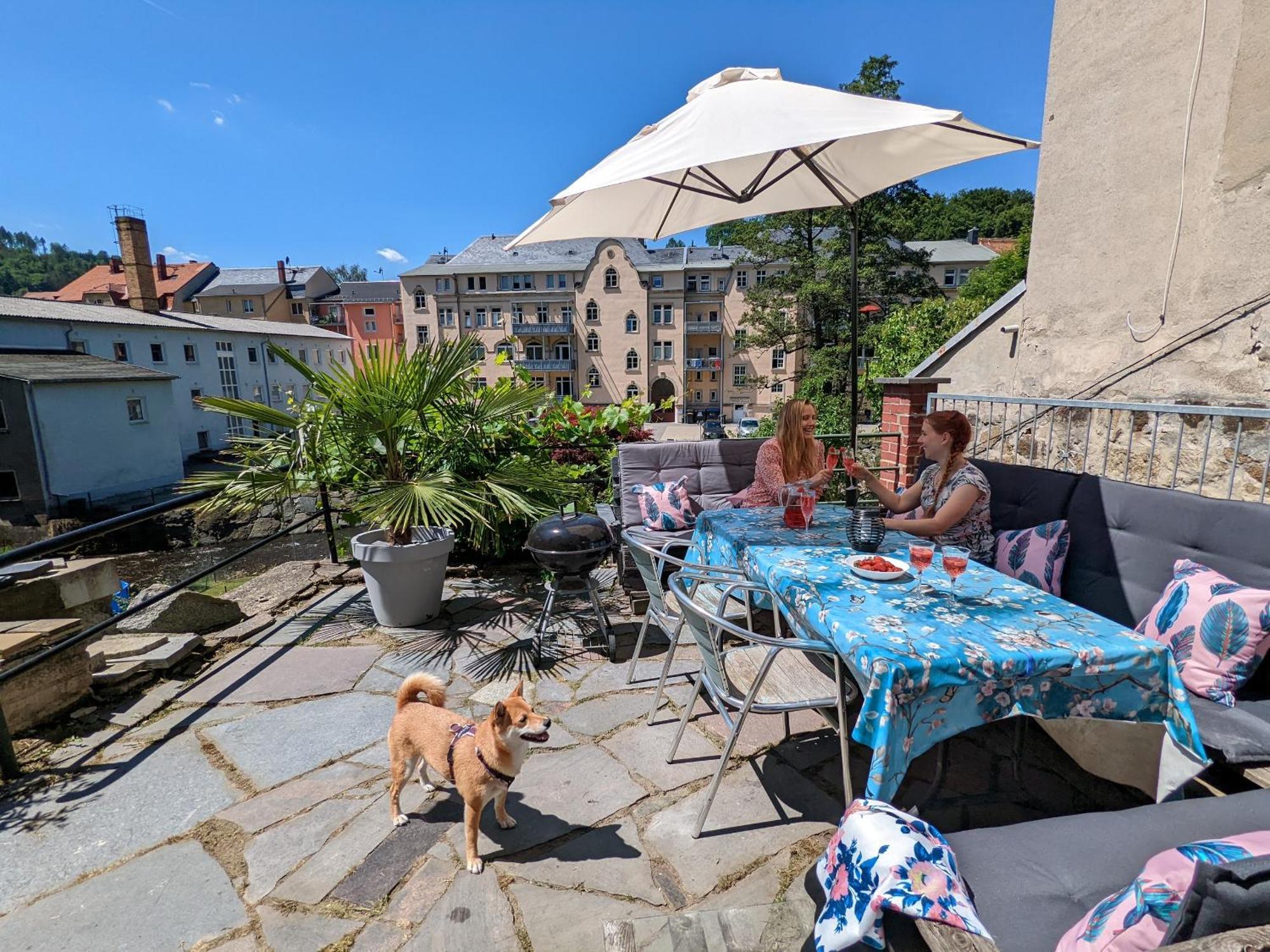 Famzi - Urlaubsmagie - Familienwohnung Mit Gemeinschaftsgarten, -Sauna & -Pool Зебниц Экстерьер фото